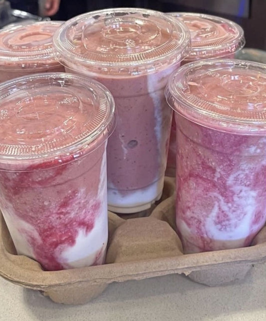 Strawberry Protein Smoothie – Inspired by Hailey Bieber